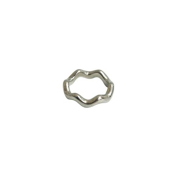 TIFFANY & Co. Paloma Picasso Zigzag Silver 925 Ring, Size 7, Women's, 44550 - Picture 3 of 3